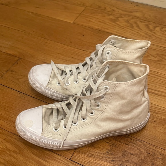 Converse Off-White Canvas High-Tops - Picture 3 of 5